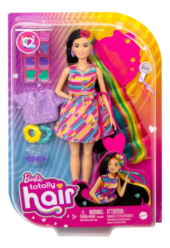 Barbie Totally Hair - Cambia De Color - Original Importada