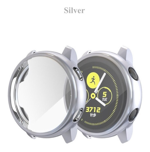 Carcasa Tpu Para Samsung Galaxy Watch Active Silver