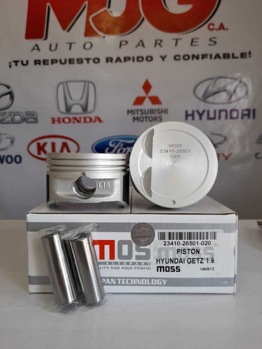 Kit Pistones Y Anillos Hyundai Getz 1.6 Medida 020 Original 