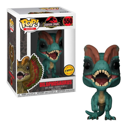 Funko Pop Jurassic Park Dilophosaurus Chase