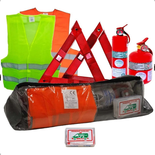 Imagen 1 de 7 de Kit Seguridad Homologado Reglamentario Auto - Vtv