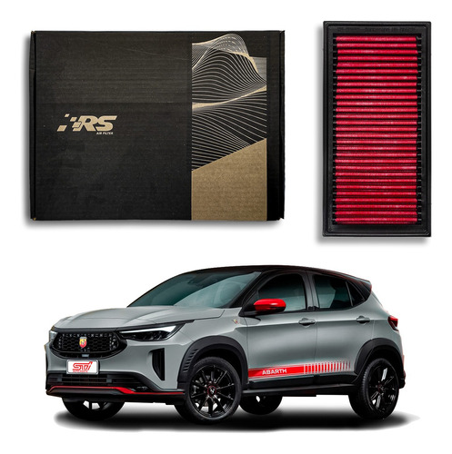 Filtro Ar Esportivo Inbox Rs Fiat Pulse Abarth Turbo 2023