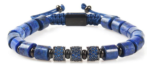 Pulsera Brazalete Lapis Ojo Tigre Lujo Premium Goldmaia