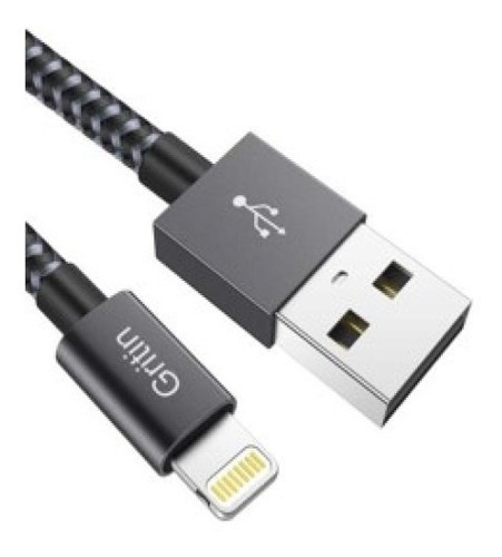 Cable iPhone 5 Plano Trenzado 3 Metro