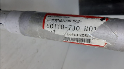 Imagem 5 de 9 de Condensador De Ar Original Honda Fit 09 A 14 - 80110tj0m01