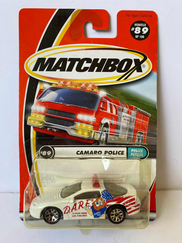 Matchbox Camaro Policía 1:64