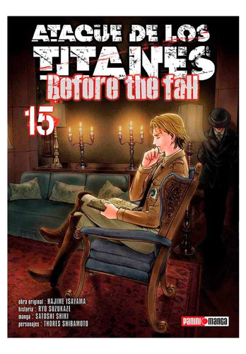 Libro Ataque De Los Titanes Before The Fall N° 15