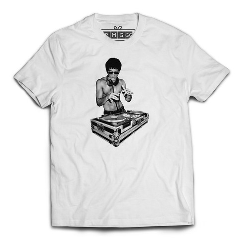 Camiseta Camisa Mene Meme Dj Bruce Lee Musica Tony Stark