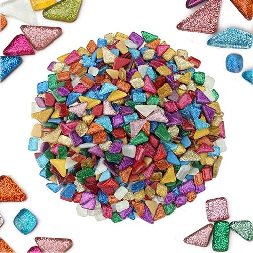 1000g De Teselas De Mosaico De Vidrio Manualidades, Pie...