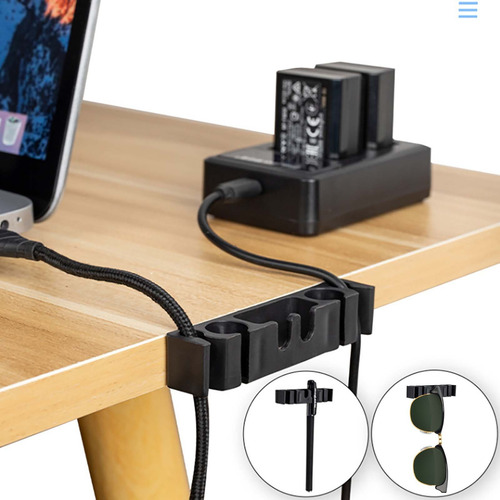Cable De Alimentación Autoadhesivo, Organizador De Cables De