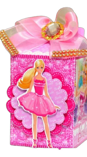 Cajita Milk Box De Barbie X 10 Unidades 