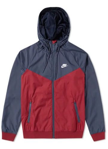 Chaqueta Nike Windrunner Burdeo Azul 