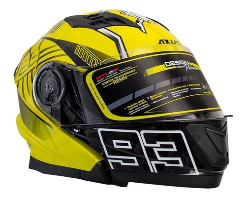 Casco Para Moto Ant 93 Certificacion Dot