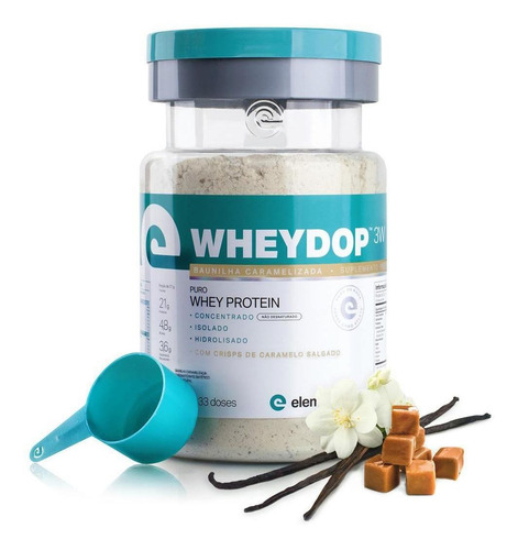 Wheydop 3w Baunilha Caramelizada - Alta Qualidade