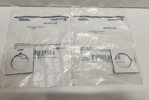 Lot Of 2 New Old Stock! Allen-bradley Ser.d Start Legend Ccm