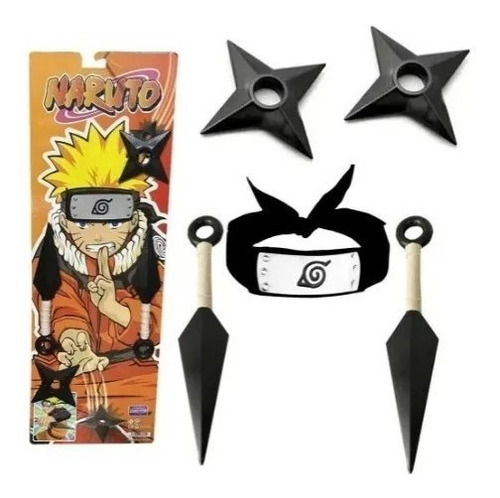 Naruto Kit Con Vincha Disfraz Heroes Del Cosplay Uzumaki