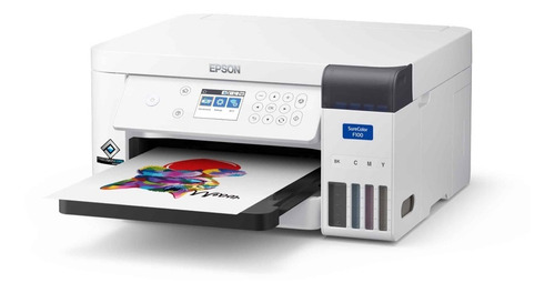 Impresora a color simple función Epson SureColor F170 con wifi blanca 100V/240V
