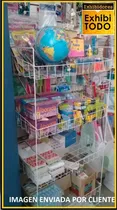 Comprar Exhibidor Libreria Cuaderno Hoja Cotillon Estanteria Metal 