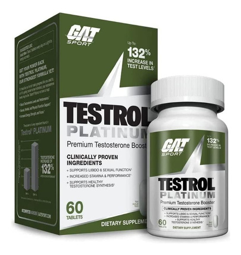 Gat Sport Testrol Platinum Max Construye Músculo +libido +re