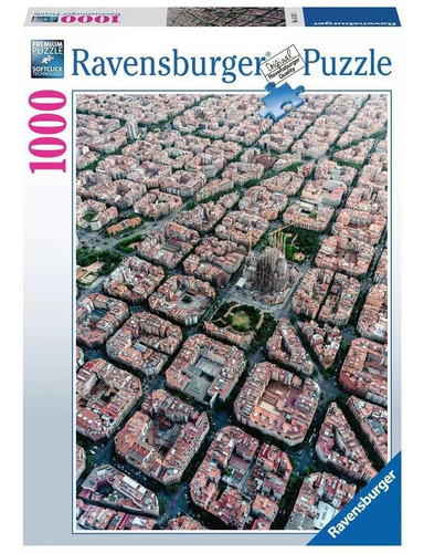 Puzzle 1000pz Vista Aerea De Barcelona Ravensburger 151875