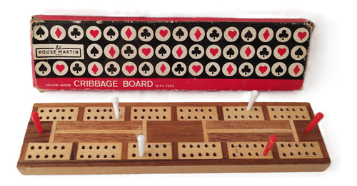 Juego Cribbage Board Vintage