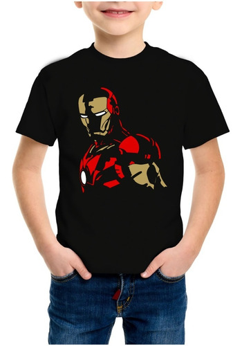 Playera Niño Cuello  Redondo Avengers Ironman