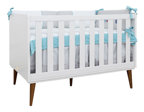 Kit Quarto Infantil Theo - Berço + Cômoda + Guarda-roupa 3 P