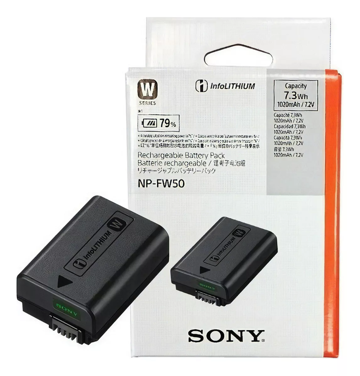 Segunda imagem para pesquisa de bateria sony np fw50 original lacrada