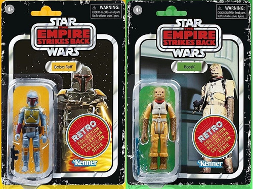 Boba Fett Y Bossk Star Wars Retro Collection 2 Pack Hasbro