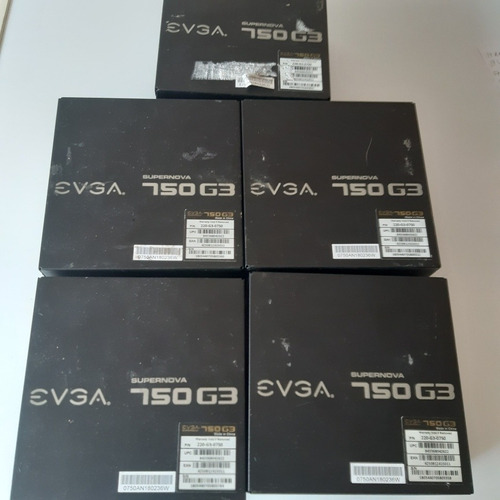 Fuente De Poder Full Modular Evga 750 G3 80+ Supernova, Usad