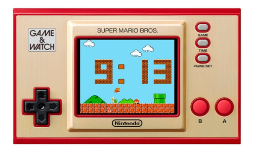 Nintendo Game & Watch Super Mario Bros. color rojo y dorado