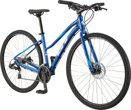Bicicleta Urbana Gt Transeo Sport R-700 Unisex Color Azul Tamaño Del Cuadro Chica