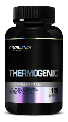 Quemador De Grasa Thermogenic 120 Cápsulas Probiotica