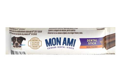 Snack Mon Ami Dental Stick Raza Pequeñas 50 Gr