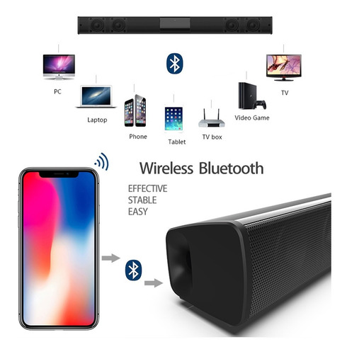 Barra Sonido Teatro En Casa Bluetooth Soundbar