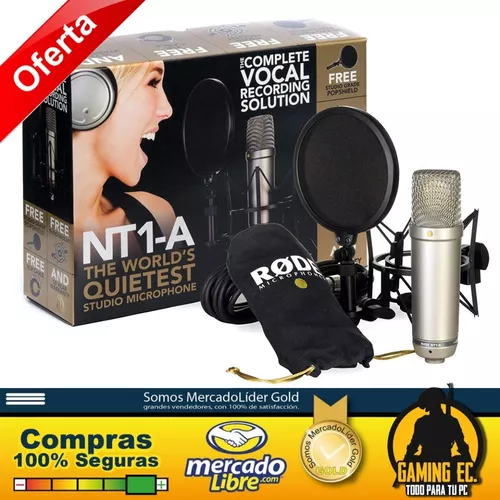 Las mejores ofertas en Micrófonos de audio profesional estudio de grabación  Rode