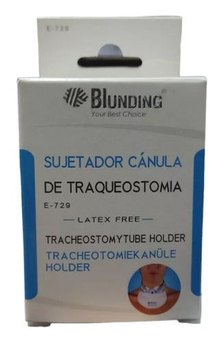 Sujetador Canula De Traqueostomia - Blunding. V/a