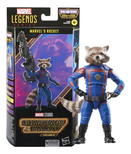 Figura Legends Rocket Guardianes De La Galaxia Vol.3 Hasbro