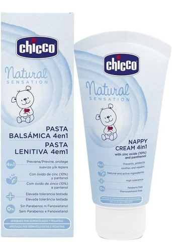 Chicco Crema De Bebe 100 Ml Natural Sensation 4 En 1 