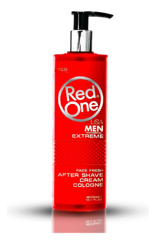 After Shave En Crema Red One Rojo 400 Ml