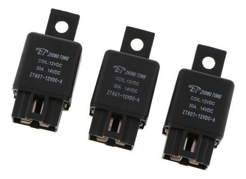 2 X 2-3pack 3pcs Zt607 Dc12v 30a 4pin Heavy Duty 2 Piezas