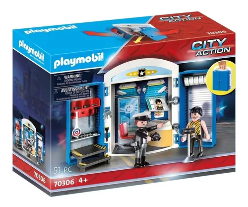 Cofre De Polic a Mu eco Playmobil City Action 70306