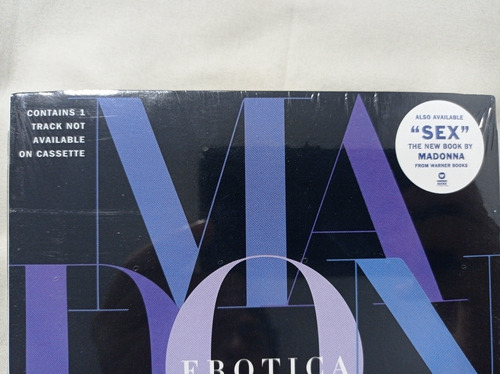 Imagen 3 de 3 de Madonna - Erotica Longbox Cd Album 1992 Usa