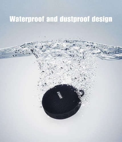 Bocina Estereo Portatil Compacto Actualizado Con Bluetooth