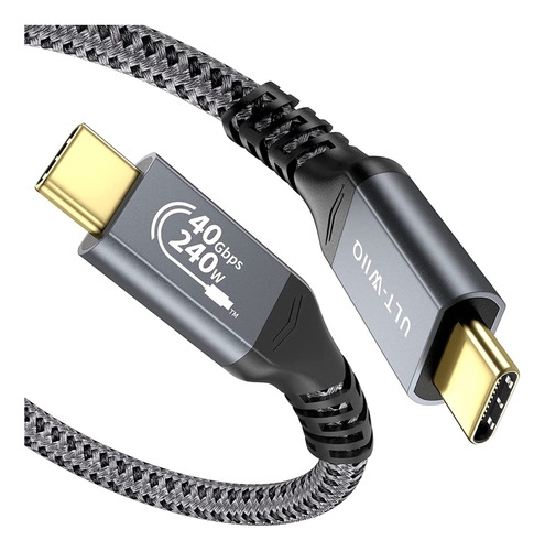 Cable Thunderbolt 4 /8k/40gbps/ Tipo C A Tipo C
