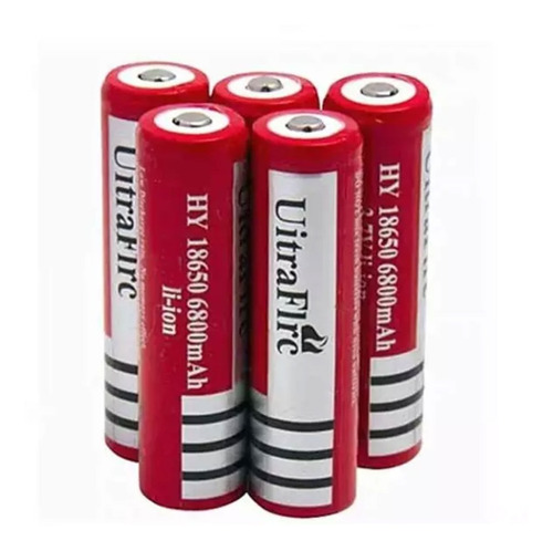 Imagen 5 de 5 de Pila Bateria 18650 Recargable Litio Tipo Ultrafire Lampara