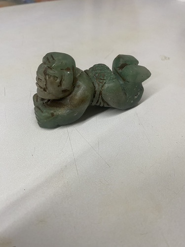 Figura De Jade Imperial Prehispánico (Usado)