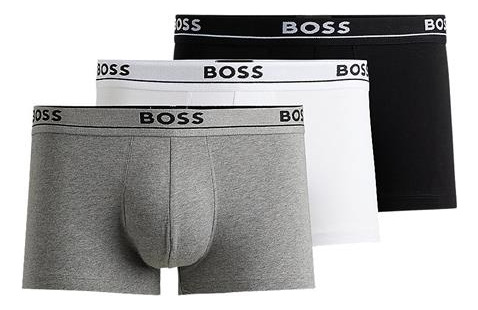 Boxer Trunk Hugo Boss De Algodón 3 Pack - Original / Nuevo