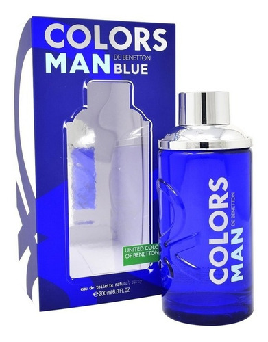 Perfume Colors Blue Man Edt 200ml Benetton- Hombre