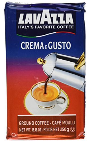 Café Molido Lavazza Crema E Gusto, Espresso Italiano.